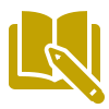 Book and pencil icon